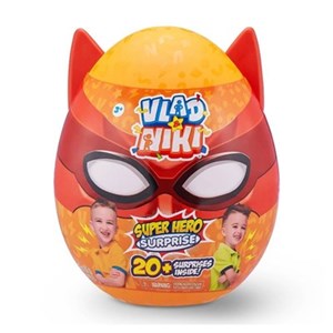 اسباب بازی تخم سورپرایزی قرمز ابرقهرمانان مدل Vlad and Niki - Super Hero Surprise Egg_عروسک سورپرایزی