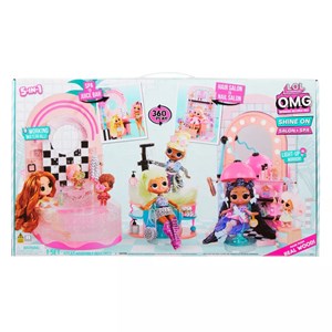 ست سالن آرایش و اسپا 5 در 1 عروسک های LOL Surprise مدل Shine on Salon and Spa_عروسک سورپرایزی