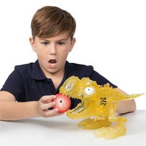 اسباب بازی اسکلت اسمشرز Smashers سری داینو آیلند Dino Island با استخوان مشکی مدل Giant Skull Over 30 Surprises_عروسک سورپرایزی