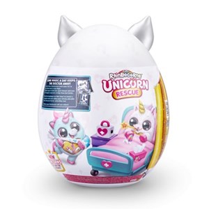 عروسک سورپرایزی رینبوکورنز RainBocoRns سری Unicorn Rescue با شاخ طلایی مدل Unicorn Rescue Magic Peel and Reveal Hearts Gold_عروسک سورپرایزی
