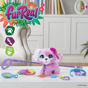 اسباب بازی عروسک هاپو رباتیک مدل Hasbro - FurReal - Glamalots Interactive Puppy_عروسک رباتیک