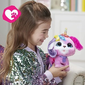 اسباب بازی عروسک هاپو رباتیک مدل Hasbro - FurReal - Glamalots Interactive Puppy_عروسک رباتیک